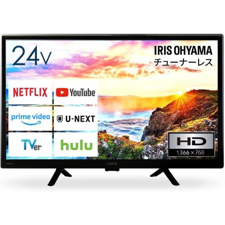 年内出荷可能】アイリスオーヤマ テレビ チューナーレス 24インチ
