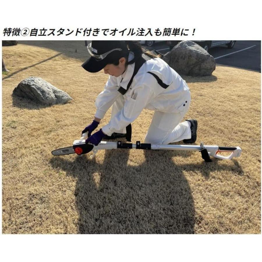 工進(KOSHIN) 18V 充電式伸縮ポールチェンソー SPS-180T-AAA-0 工進(KOSHIN) 18V 充電式伸縮ポールチェンソー SPS-180T-AAA-0