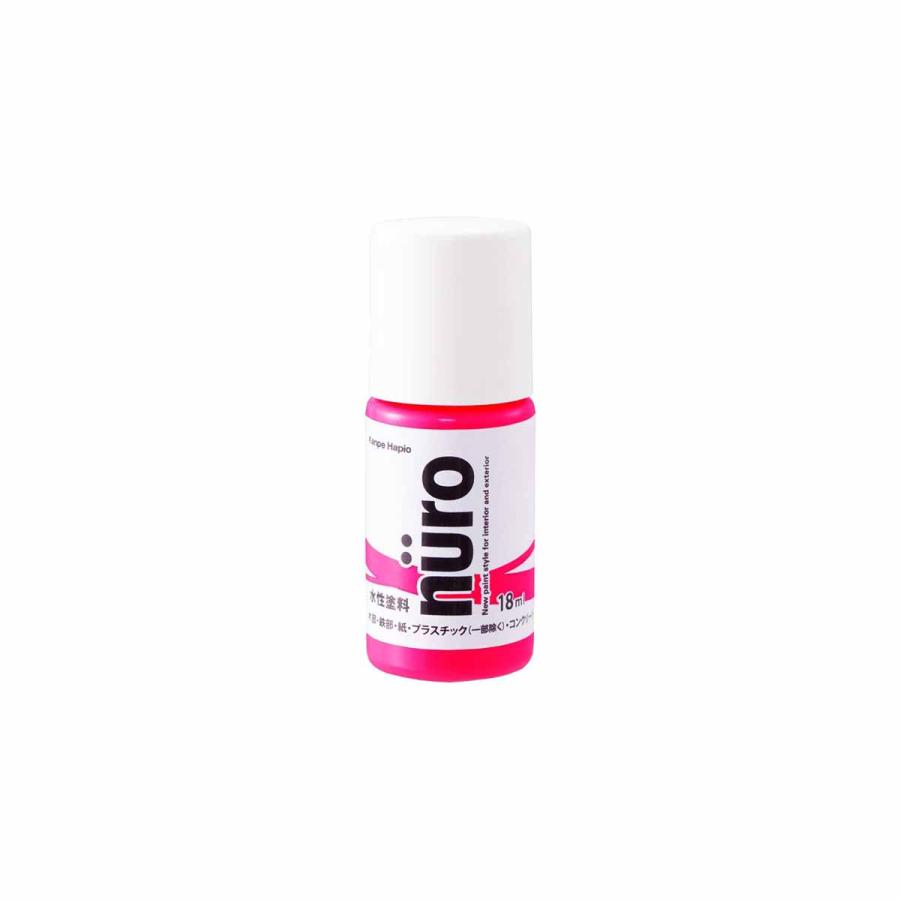 カンペハピオ（Kanpe Hapio） 工作用塗料ヌーロ(nuro) 蛍光ピンク 18ml