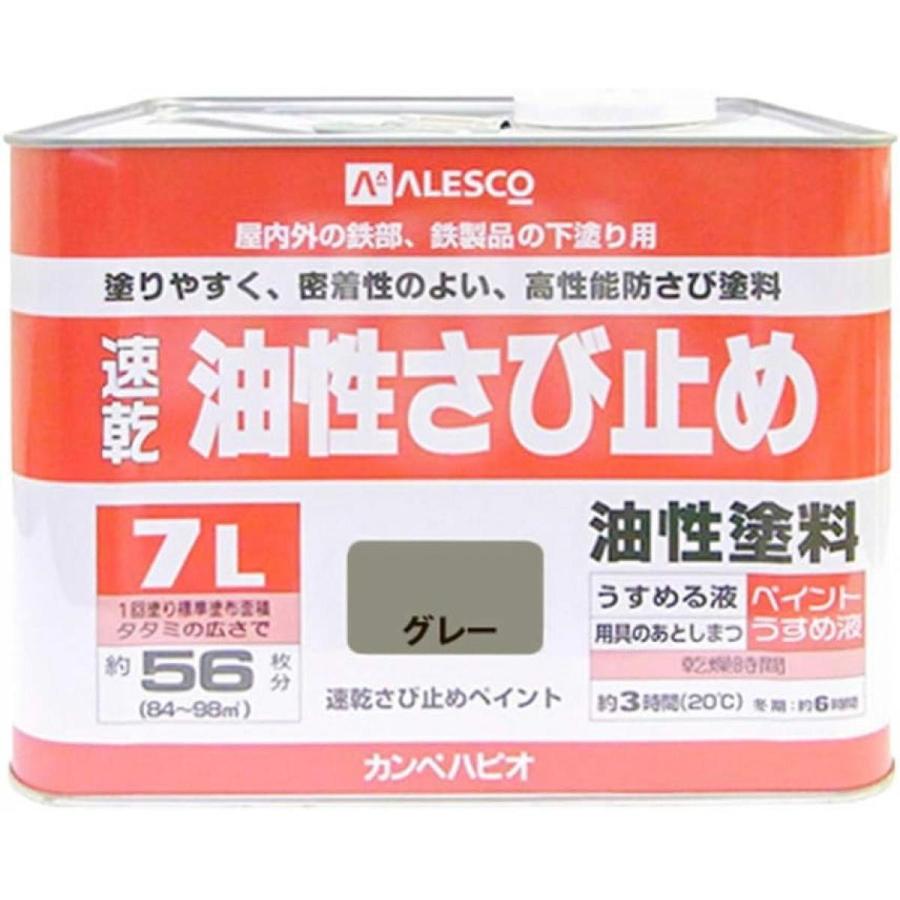 カンペハピオ（Kanpe Hapio） ペンキ 塗料 油性 つやけし さび止め 