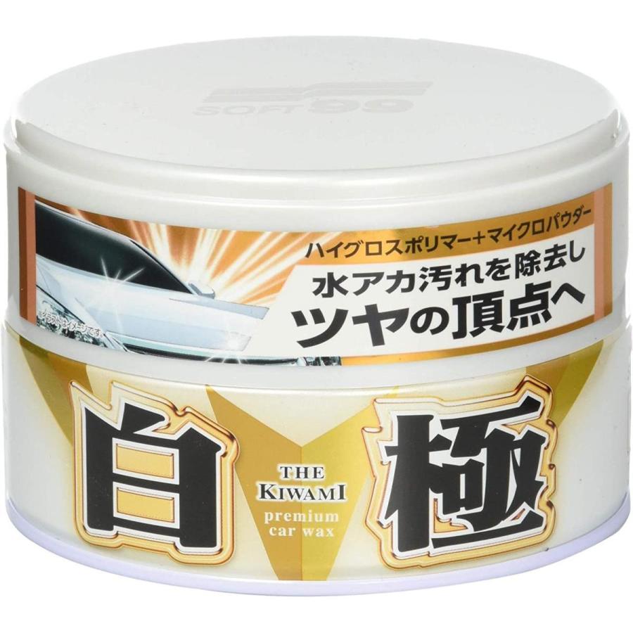 ソフト99 Soft99 カーワックス 極wax 白の極 ハンネリ ホワイトパール 0g ダイユーエイト収納ナビ Com 通販 Yahoo ショッピング