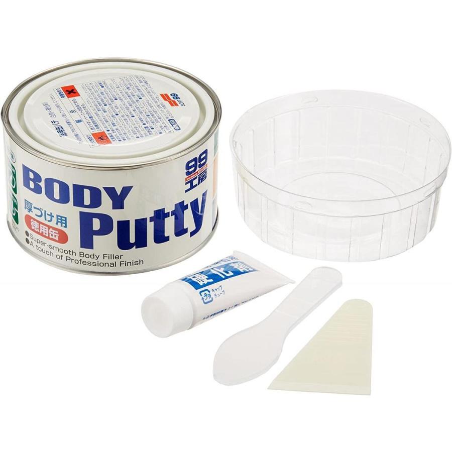 ソフト99 ボデーパテ徳用缶 厚づけ用 400g B 12 車 修復 修理 ヘコミ 凹み 穴埋めパテ キズ消し キズ隠し Soft99 ダイユーエイト収納ナビ Com 通販 Yahoo ショッピング