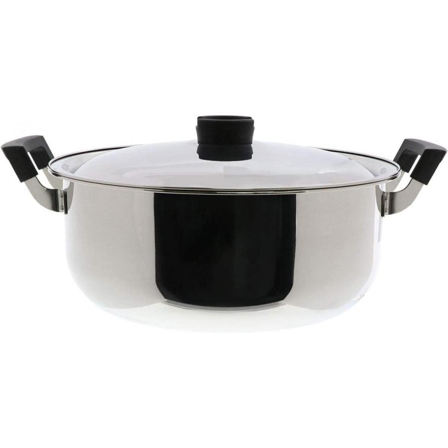 ベストコ 郷の味鍋 33cm ステンレス 鍋 ND-6018 両手鍋 IH オール熱源