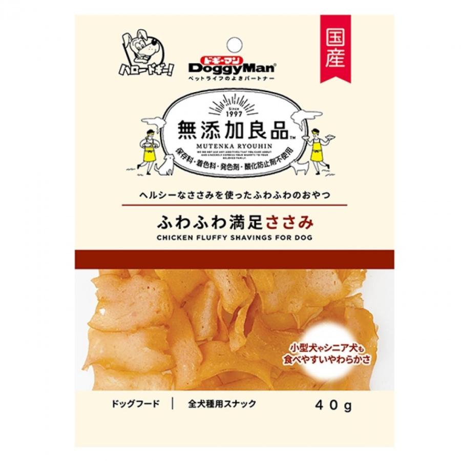 ドギーマン Doggyman 無添加良品 ふわふわ満足ささみ 40g 犬 おやつ フード スナック ガム ジャーキー ダイユーエイト収納ナビ Com 通販 Yahoo ショッピング