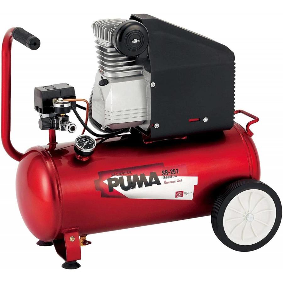 PUMA SK11 オイル式 エアーコンプレッサー SR-251 タンク容量 PUMA SK11 オイル式 エアーコンプレッサー SR-251 タンク容量