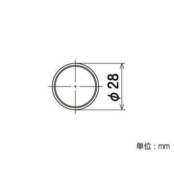 矢崎化工 Φ28イレクターパイプ 300mm ブラック H-300 S BL｜syuunounavi｜02