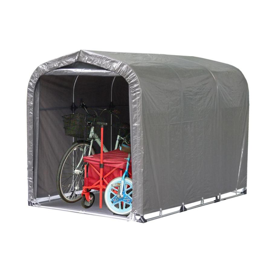 【未使用品】南榮工業 サイクルハウス NAN-A GUグレー 3台用 在庫有・即納】 南榮工業 NAN-A サイクルハウス 3台用 GU グレーユー