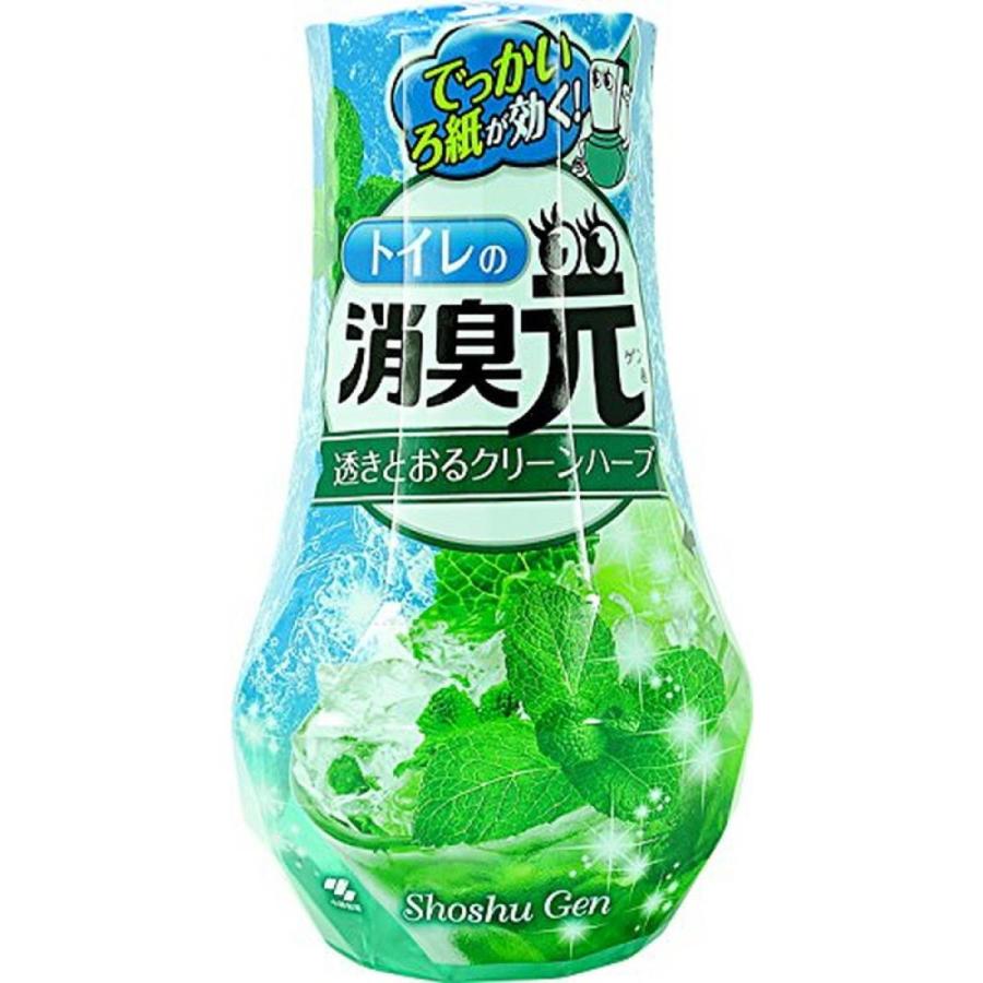 トイレの消臭元 消臭芳香剤 トイレ用 透きとおるクリーンハーブ 400ml ダイユーエイト収納ナビ Com 通販 Yahoo ショッピング