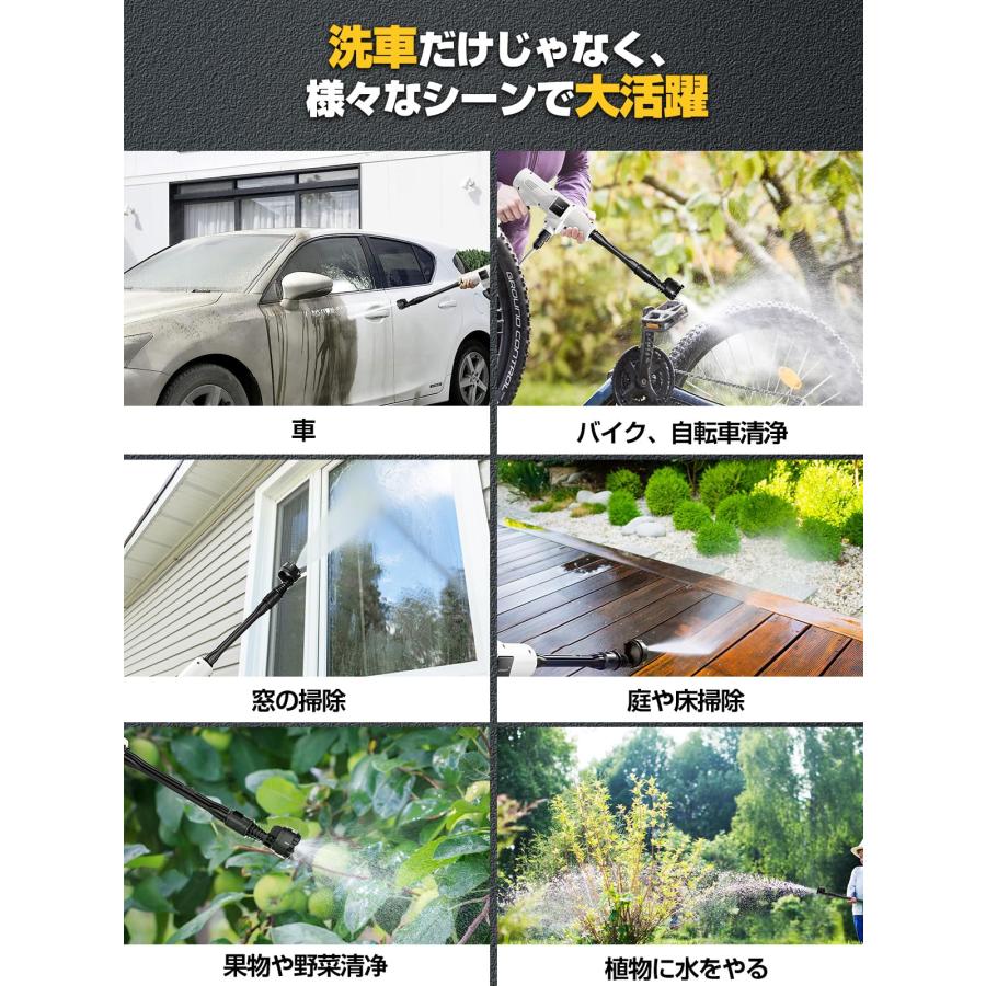 【2024強化版】高圧洗浄機 コードレス 20000mAh 8MPa マキタ互換 楽天市場】【2024新登場強化版】高圧洗浄機コードレス 8MPa 充電