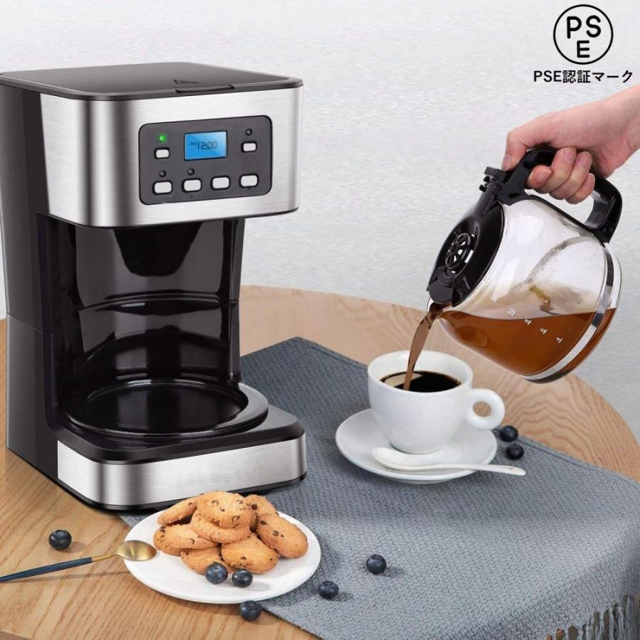 コーヒーメーカー ドリップコーヒーマシン 半自動コーヒーマシン 1.5L