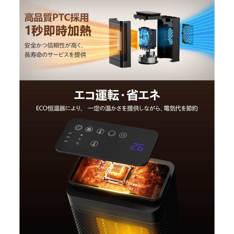 ☆大特価☆ 新品　セラミックファンヒーター Amazon | 【2025新登場】 セラミックヒーター 小型 電気ファン