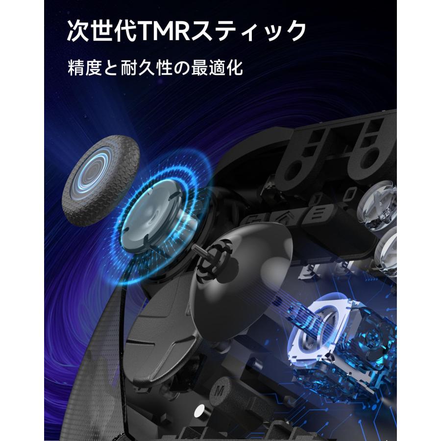 EasySMX D10 PC コントローラー 充電ドック 無線 ゲームパッド TMR