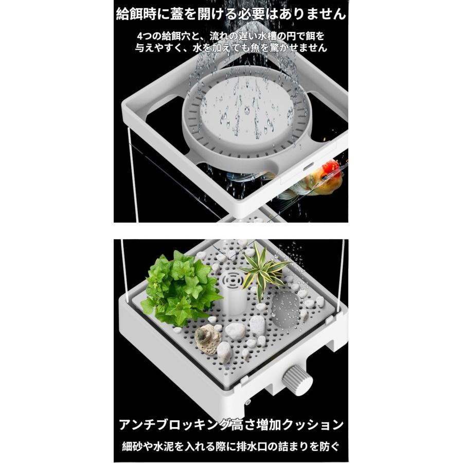 オフィス/デスク用】小型ベタ水槽 ヒーター・全色域LEDライト内蔵 水