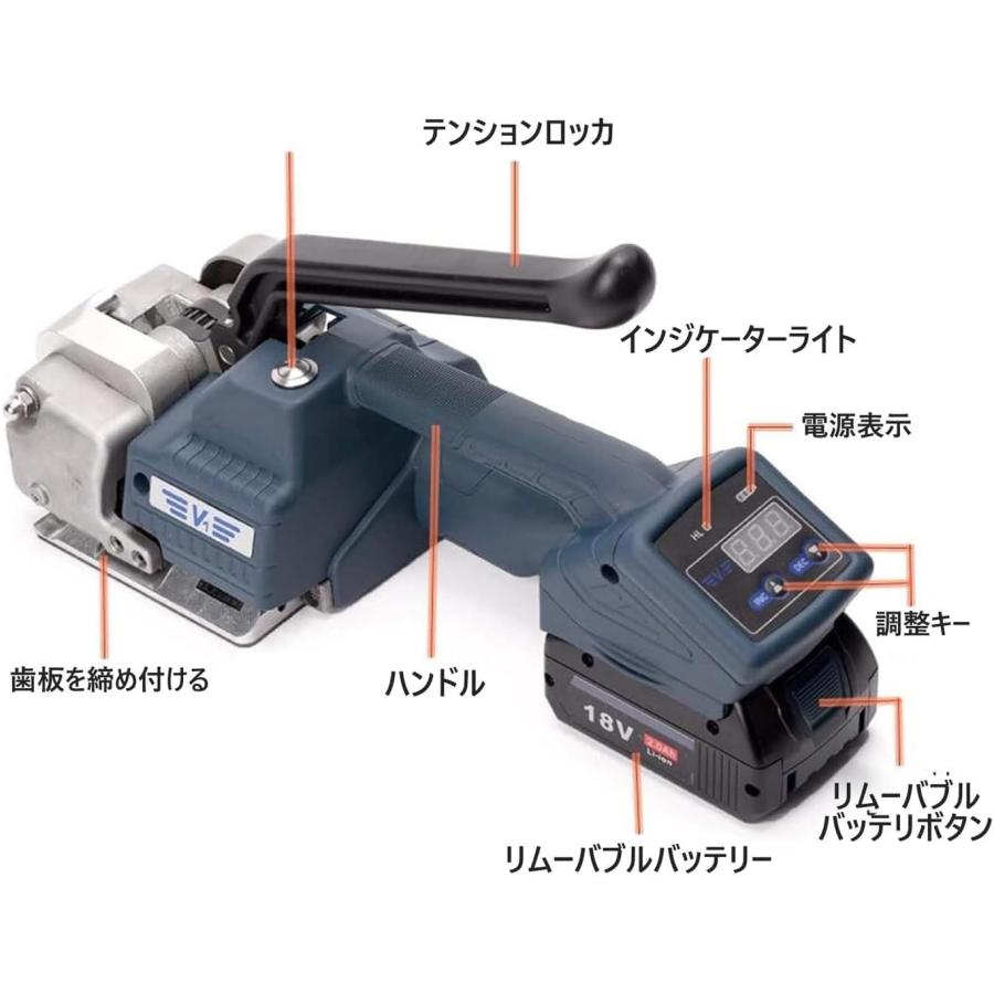 新登場 電動ベーラー 梱包機 バンド掛け機 結束機 充電式 多機能 新登場 電動ベーラー 梱包機 バンド掛け機 結束機 充電式 多機能