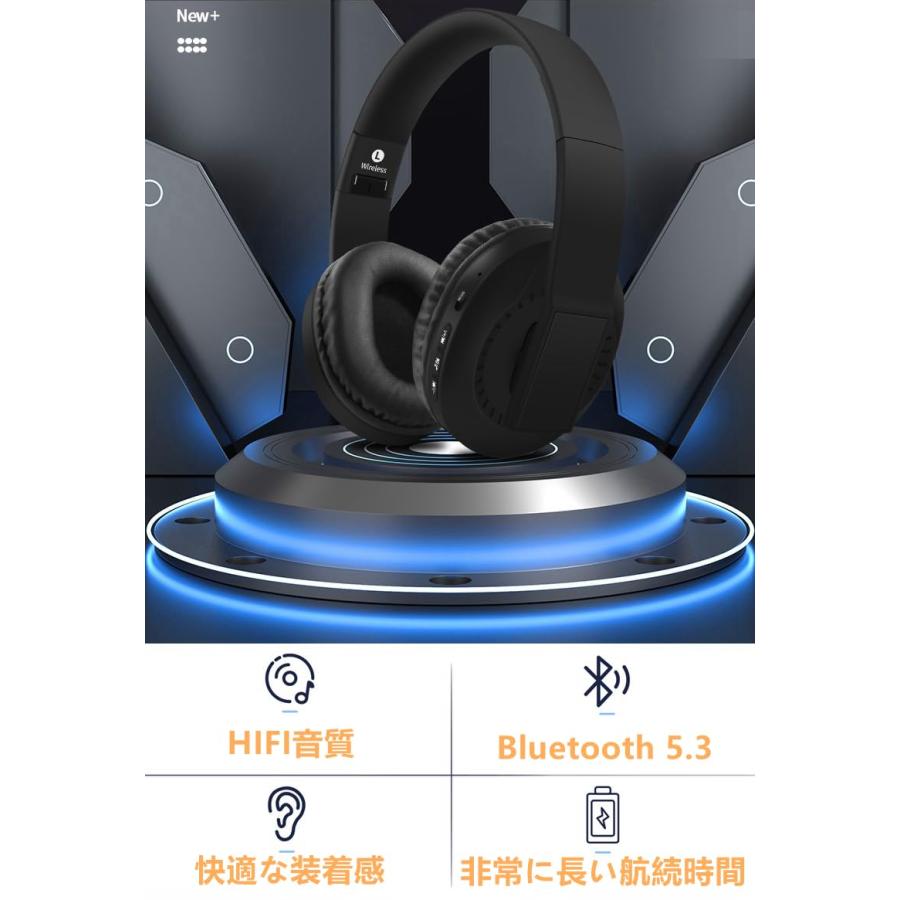有線、無線、ヘッドフォン 専用ケース付き ヘッドホン bluetooth ワイヤレスヘッドホン 2024最新 ヘッドホン有線