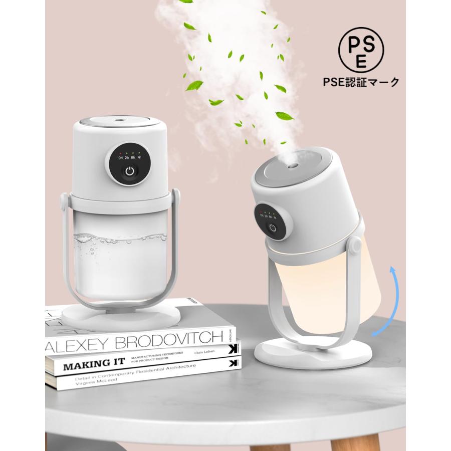2026発売新モデル加湿器・角度調整・ステー付き】加湿器 卓上 小型 