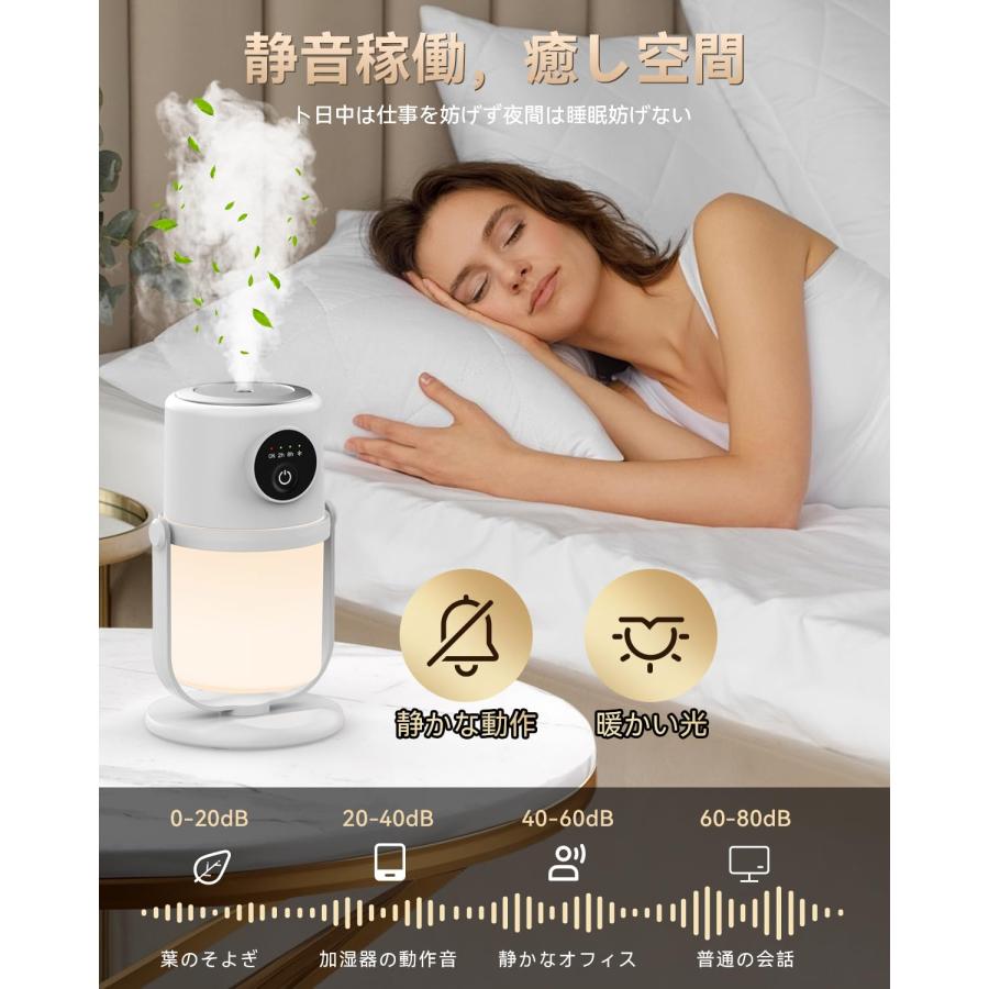 2026発売新モデル加湿器・角度調整・ステー付き】加湿器 卓上 小型