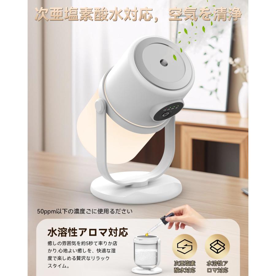 2026発売新モデル加湿器・角度調整・ステー付き】加湿器 卓上 小型