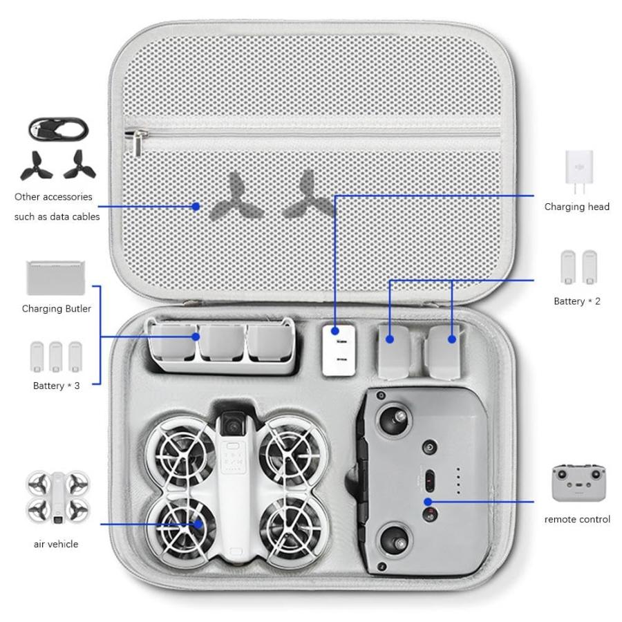 For DJI Neo ドローン収納ケース 防水 防塵 耐衝撃 ポータブル For DJI Neo ドローン収納ケース 防水 防塵 耐衝撃 ポータブル