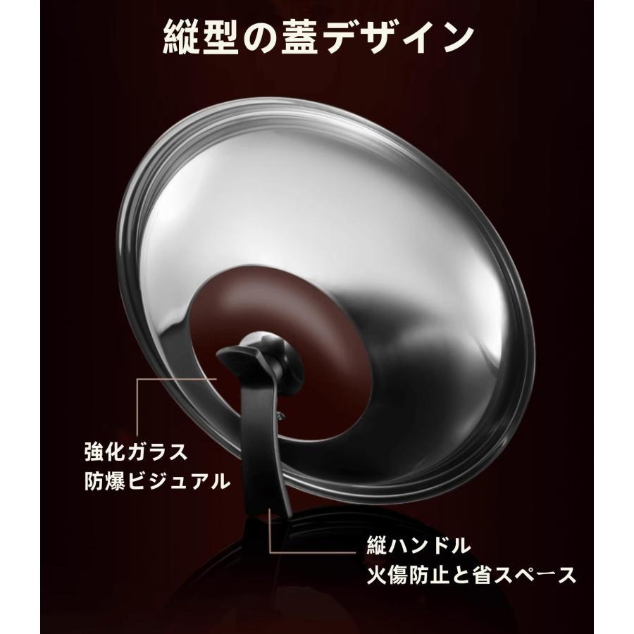 おでん鍋 36cm業務用 家庭用 ステンレス製 4分割鍋 家庭用おでん鍋 36cm おでん分割鍋 調理用ステンレス卓上鍋 IH調理器具