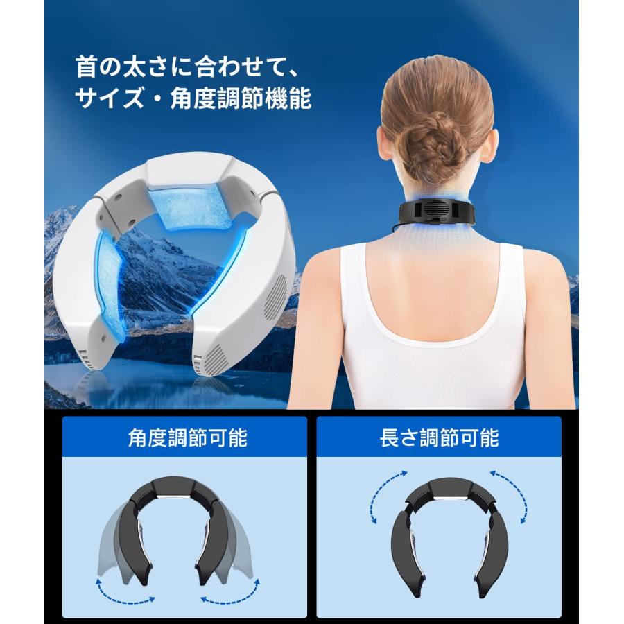 ネッククーラー 首掛け 2024 先端半導体冷却 3つ冷却ブレート付き USB給電式 強弱モード 静音稼働 熱中症対策 父の日 プレゼント 暑さ対策 ネッククーラー 首掛け 2024 先端半導体冷却 3つ冷却ブレート付き USB