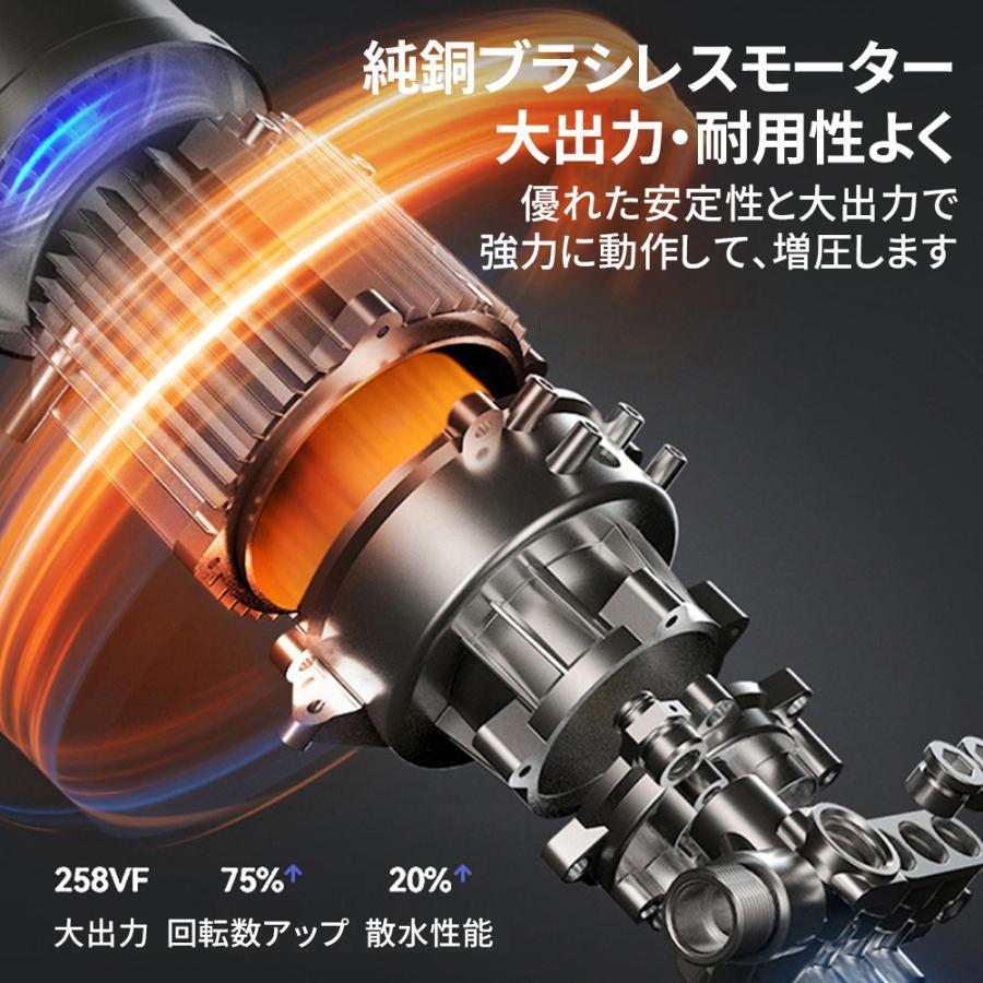 高圧洗浄機 コードレス 充電式 12MPa 600W 強力な噴射 8-10M 20000mAh