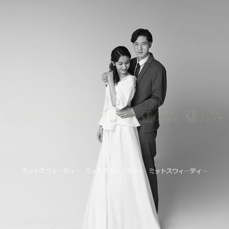 相場 ウエディングドレス ａラインドレス 長袖 二次会 結婚式 花嫁 海外挙式 パーティードレス 披露宴 ブライダル ロングドレス 演奏会 フォト ウェディング 前撮り 価格 安い Manpredict Com