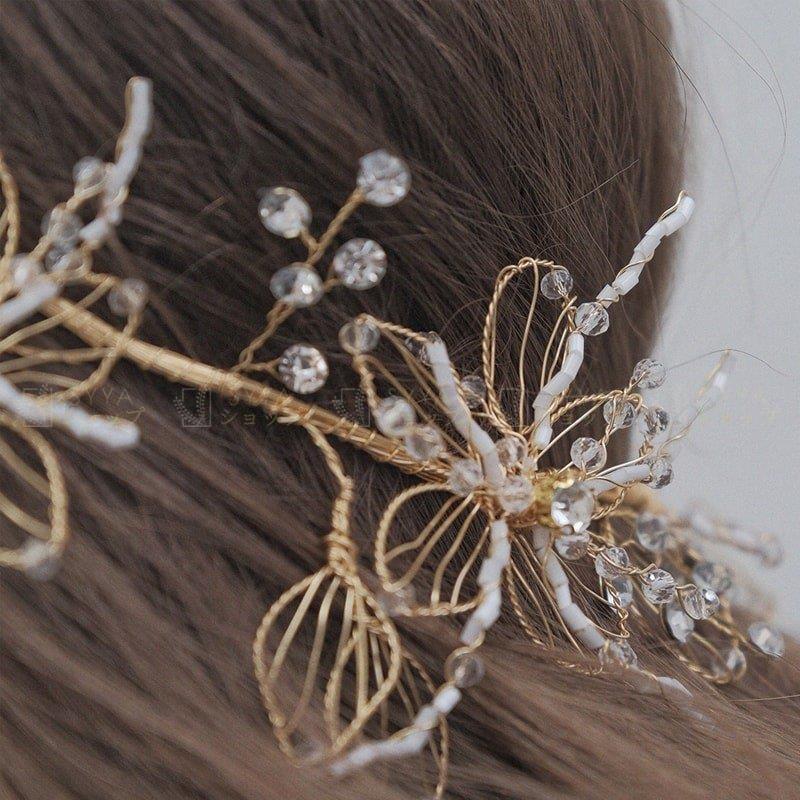 人気特価 ウェディング ウエディング ヘッドドレス ブライダル 成人式 振袖 ヘッドアクセサリー着物 髪留め 髪飾り結婚式 花 ブライダルジュエリー 花嫁 ヘッドドレス 商品到着後のレビューの投稿にご協力いただけますか いいえ 書きません Captains Agency