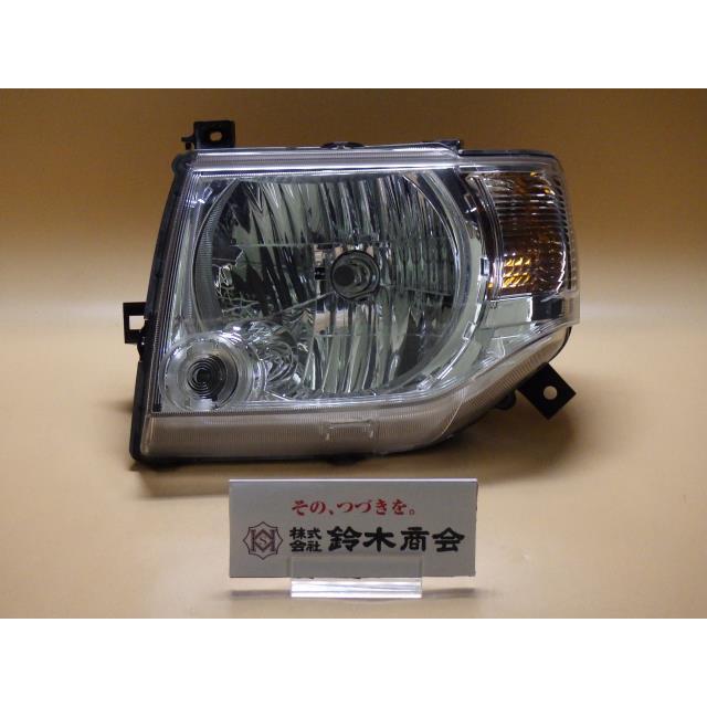 コーティング済み パジェロミニ ABA-H58A 左ヘッドランプ/ヘッドライト  