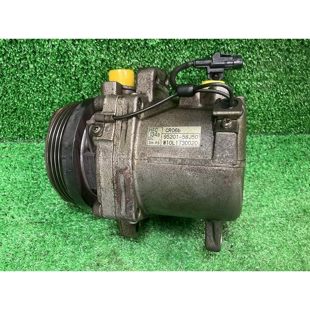 ジムニー JB23W エアコンコンプレッサー クロスアドベンチャーXC 4WD カルソニック CR06B,95201-58J50 95200-58J50 Z7T スズキ（SUZUKI） ジムニー JB23W エアコンコンプレッサー クロス
