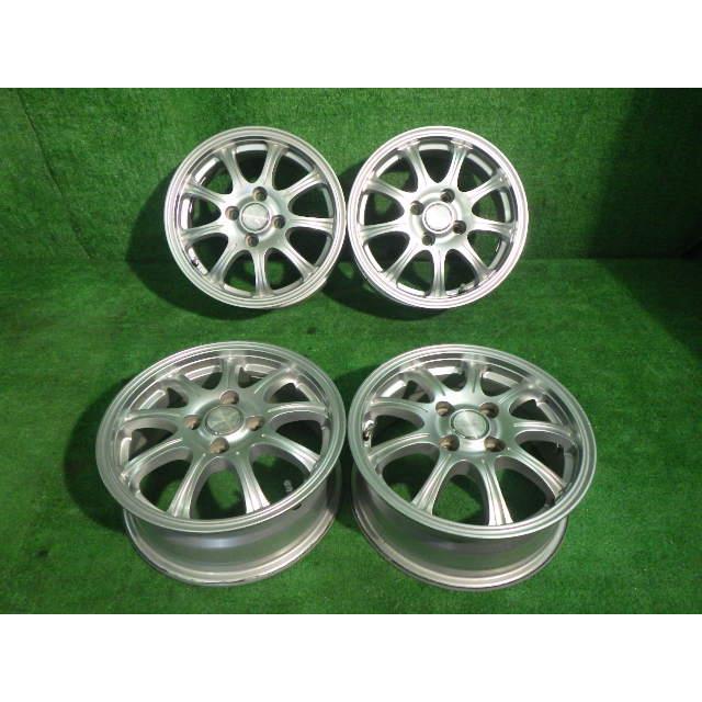 中古 社外 ホイール アルミ 14インチ 5.5J 4穴 4本 100 : 鈴木商会 