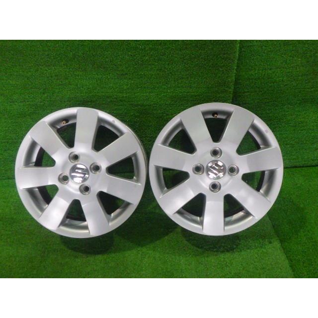 中古 純正 MF21S MRワゴン ホイール アルミ 14インチ 4.5J 4穴 2本 100 