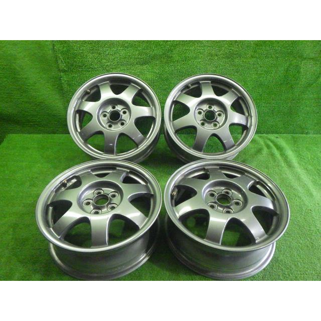 NHW20 プリウス　純正16インチアルミ プリウス 中古 純正 NHW20 ホイール アルミ 16インチ 6J 5穴 4本 100