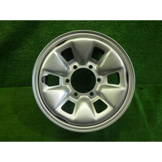 中古 純正 KZH106W ハイエース ホイール スチール 15インチ 6J 6穴 1本  