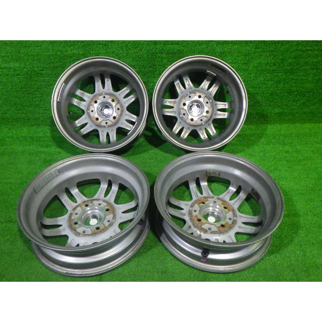 中古 社外 LAYCEA ホイール アルミ 13インチ 4J 4穴 4本 100 : 鈴木 