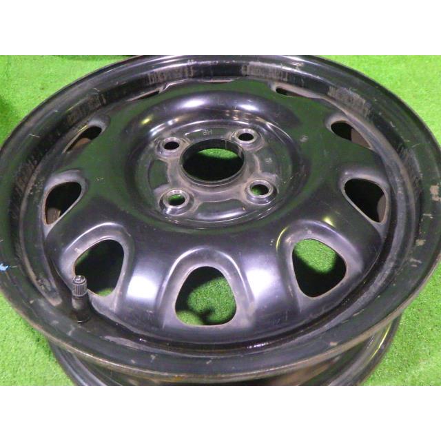 中古 純正 HN11S KEI ホイール スチール 14インチ 4.5J 4穴 4本 100