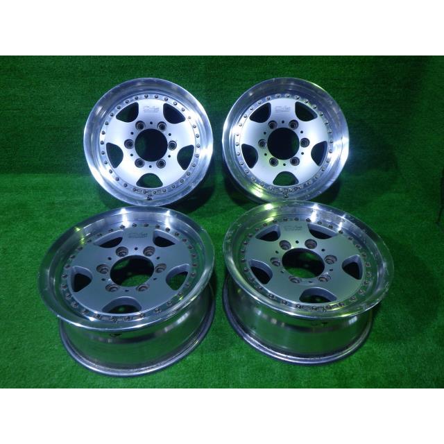 中古 社外 CV645 ホイール アルミ 15インチ 6.5J 6穴 4本 139.7  