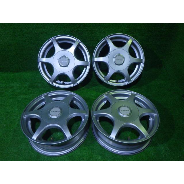 中古 社外 ホイール アルミ 13インチ 4J 4穴 4本 マルチ 