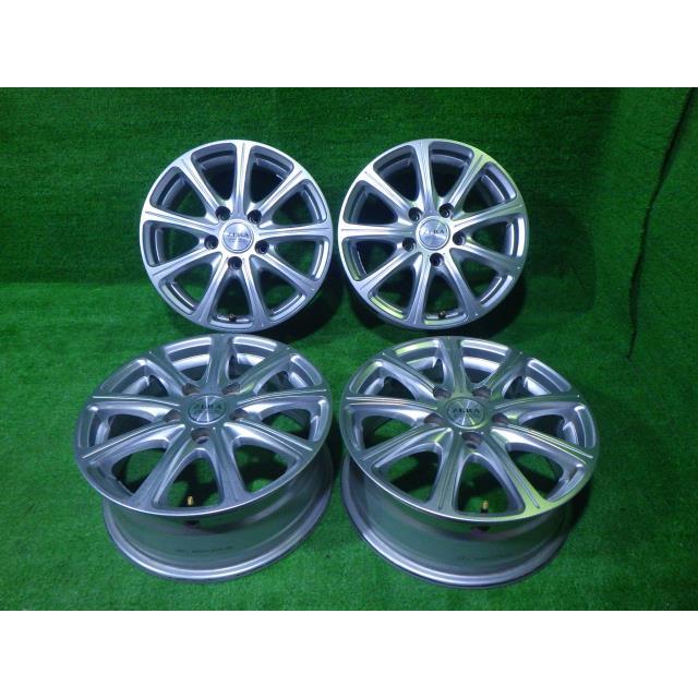 未使用？　15インチ　6J PCD114.3 5穴　アルミホイール　4本 中古 社外 ZERA ホイール アルミ 15インチ 6J 5穴 4本 114.3 : 鈴木