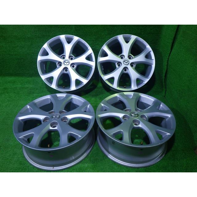 アクセラ 中古 マツダ純正 BK3P ホイール アルミ 17インチ 6.5J 5穴 4