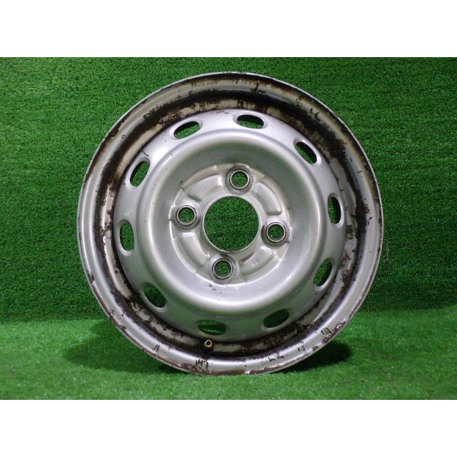 サンバー 中古 スバル純正 TV2 ホイール スチール 12インチ 4J 4穴 1本 