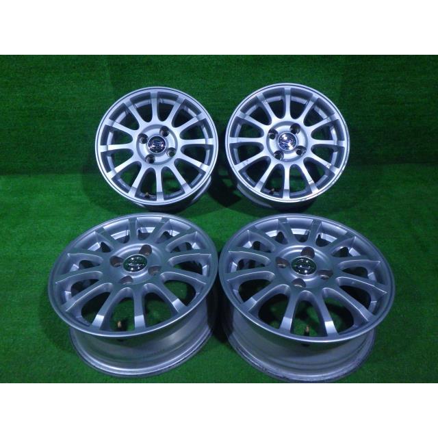 【再再値下げ】日産 K12 マーチSR純正アルミホイールタイヤ付き 日産 - 日産マーチSR（AK12）純正ホイールセット185/55/R15の