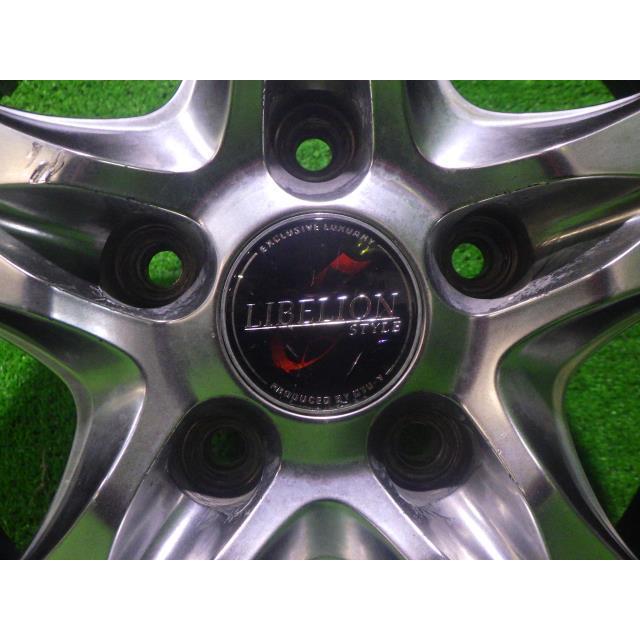 中古 社外 LIBELION ホイール アルミ 18インチ 7.5J 5穴 4本 114.3