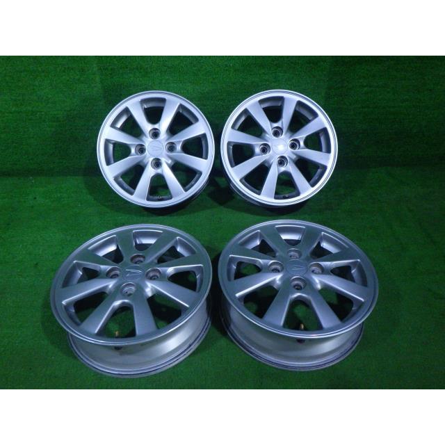 ダイハツ　ムーヴ   L185 純正　アルミホイール　14X4.5J45 ムーヴ 中古 ダイハツ純正 L185S ホイール アルミ 14インチ 4.5J 4穴 4