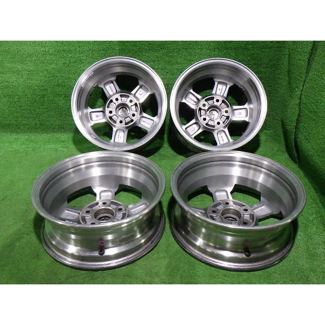 三菱純正！エンケイ！ラリーアート！H58A パジェロミニにて使用！114.3  5穴 中古 三菱純正 H58A パジェロミニ ホイール アルミ 15インチ 5.5J 5穴