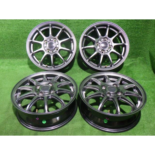 中古 社外 VEMOTION ホイール アルミ 14インチ 4.5J 4穴 4本 100 中古 社外 VEMOTION ホイール アルミ 14インチ 4.5J 4穴 4本 100