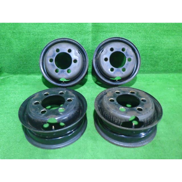 いすず　エルフ　スタッドレスホイールセット　中古6本　 イスズ大型 純正 エルフ 《 NJR88A 》 タイヤホイール付 P41600