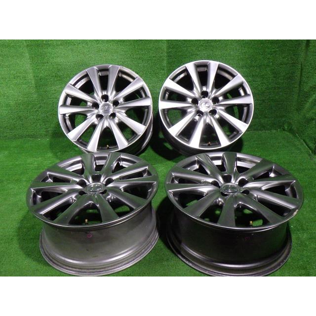 レクサス 中古 トヨタ純正 GSE25 ホイール アルミ 18インチ 8J 5穴 4本 
