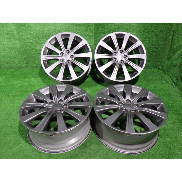中古 スバル純正 YA5 エクシーガ ホイール アルミ 17インチ 7J 5穴 4本