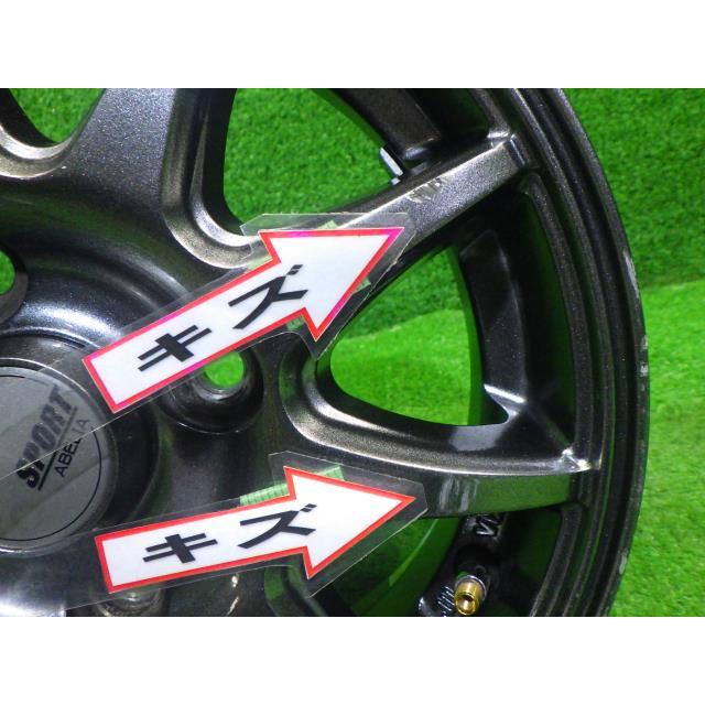 中古 社外 SPORT ABELIA ホイール アルミ 12インチ 4.00B 4穴 4本 100